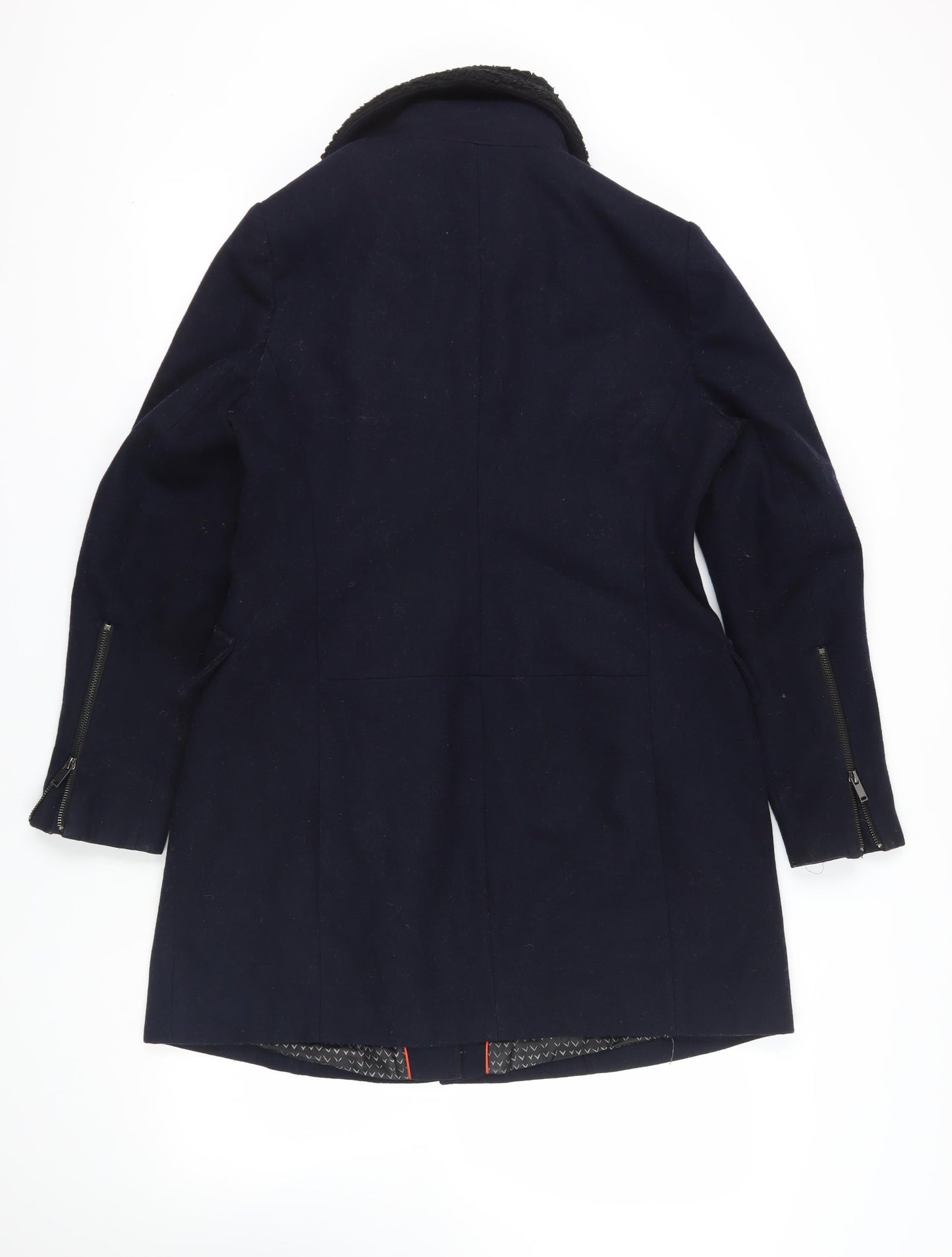 Womens UK Size 14 NEXT Black Overcoat