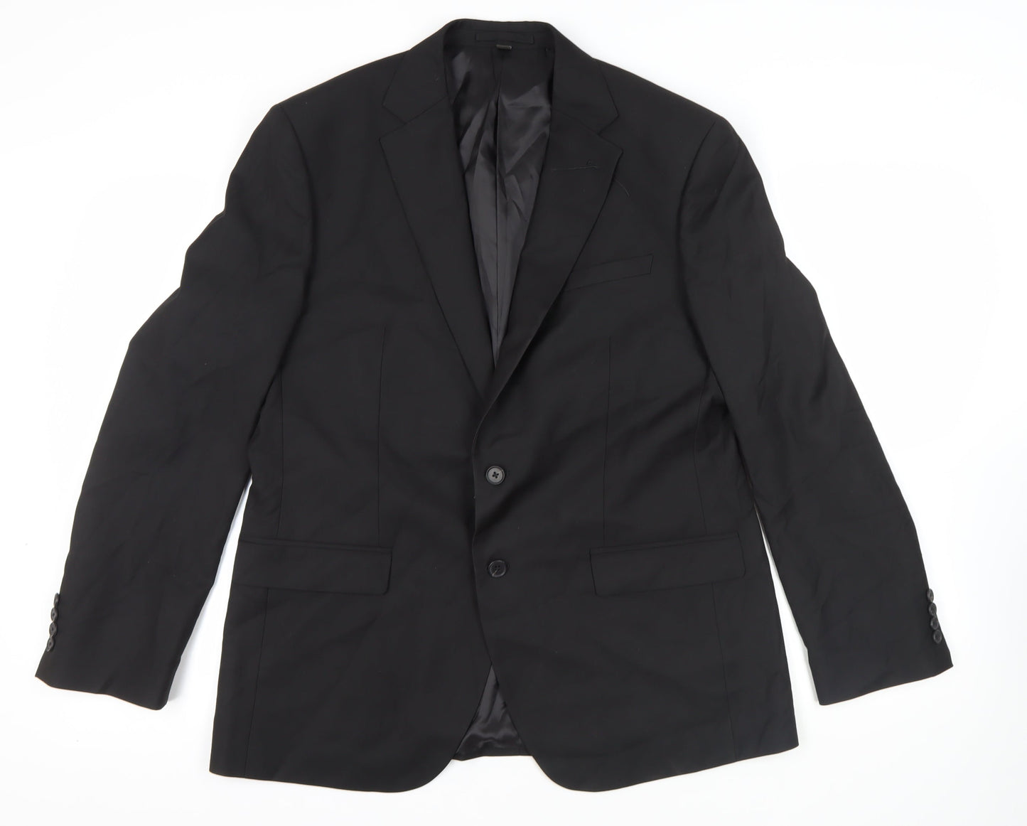 Mens UK Size 42 Marks and Spencer Regular Black Suit Jacket