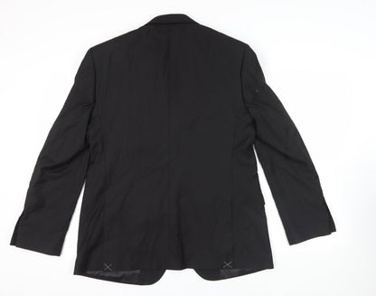 Mens UK Size 42 Marks and Spencer Regular Black Suit Jacket
