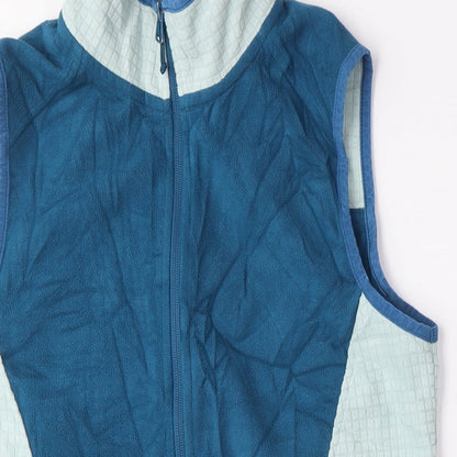 Womens UK Size S Lands' End Blue Gilet