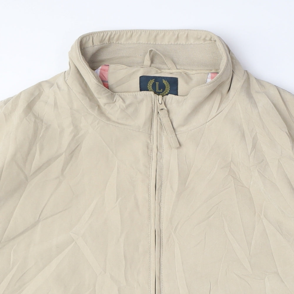 Mens UK Size 2XL Lincoln Beige Windbreaker Coat