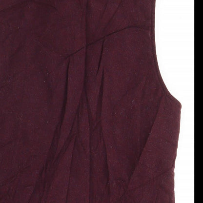 Gap Womens Purple Gilet Jacket Size S Zip