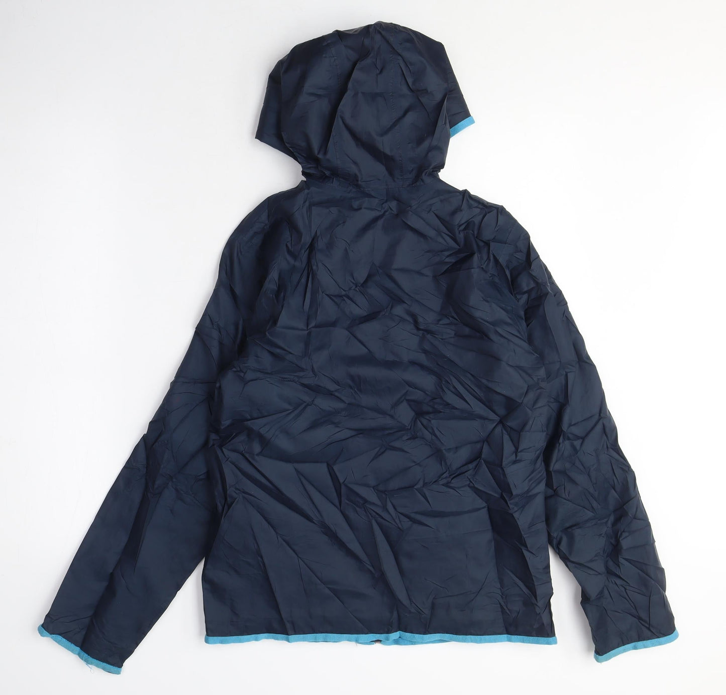 Quechua Boys Black Anorak Coat Size 12 Years Zip