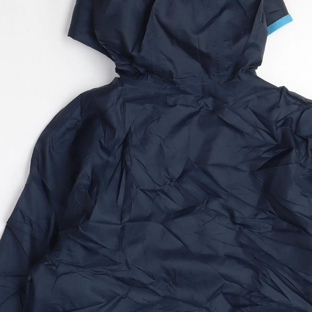 Quechua Boys Black Anorak Coat Size 12 Years Zip
