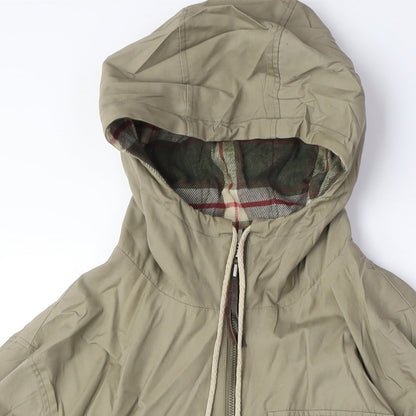 howies Mens Green Anorak Coat Size S Zip - Reversible