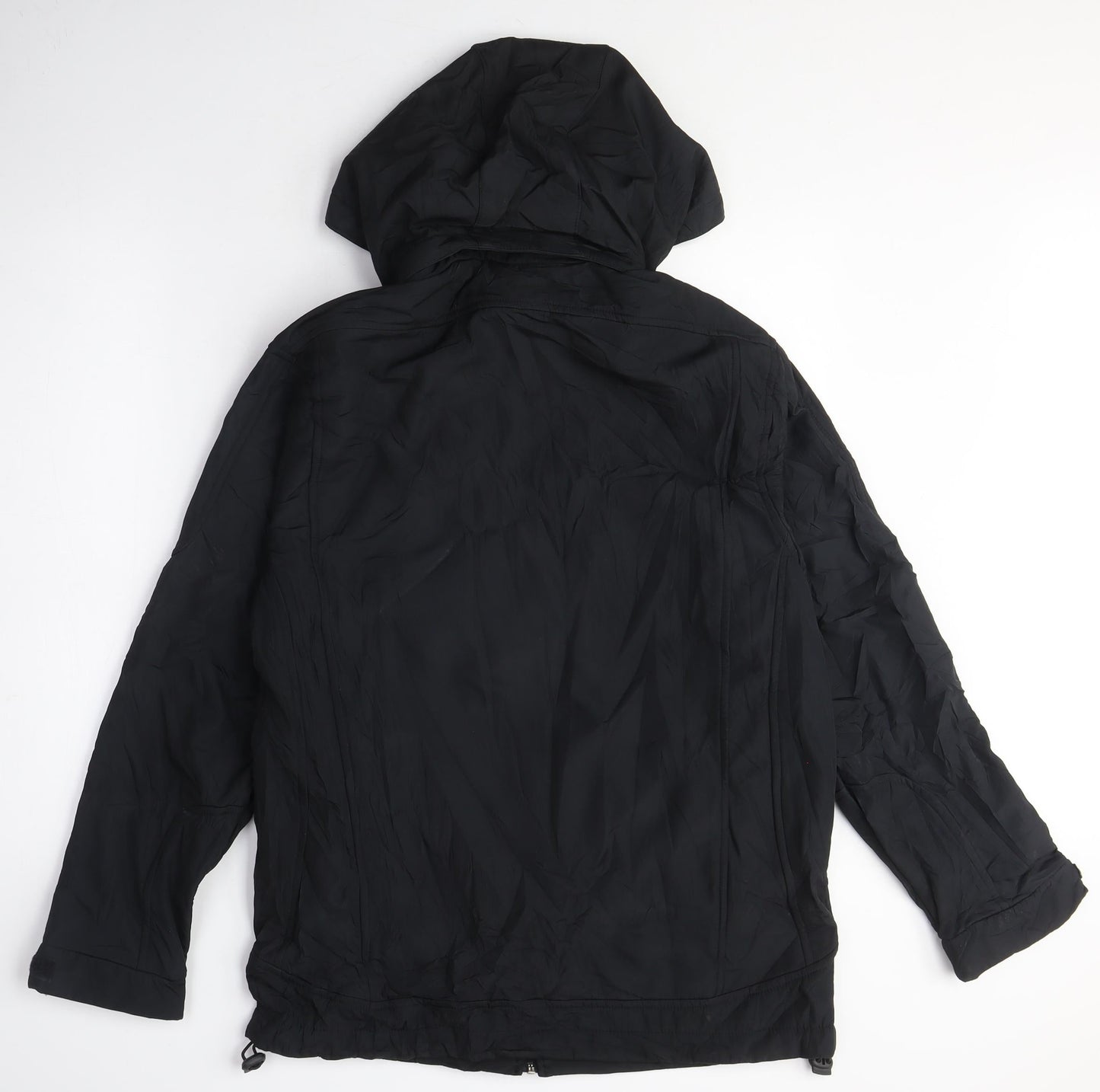 Wigan Warriors Mens Black Anorak Coat Size S Zip - Wigan Rugby