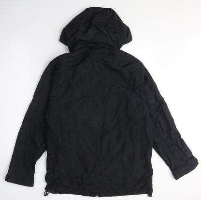 Wigan Warriors Mens Black Anorak Coat Size S Zip - Wigan Rugby