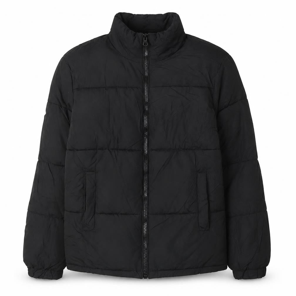Womens UK Size XS Bershka Black Puffer Jacket