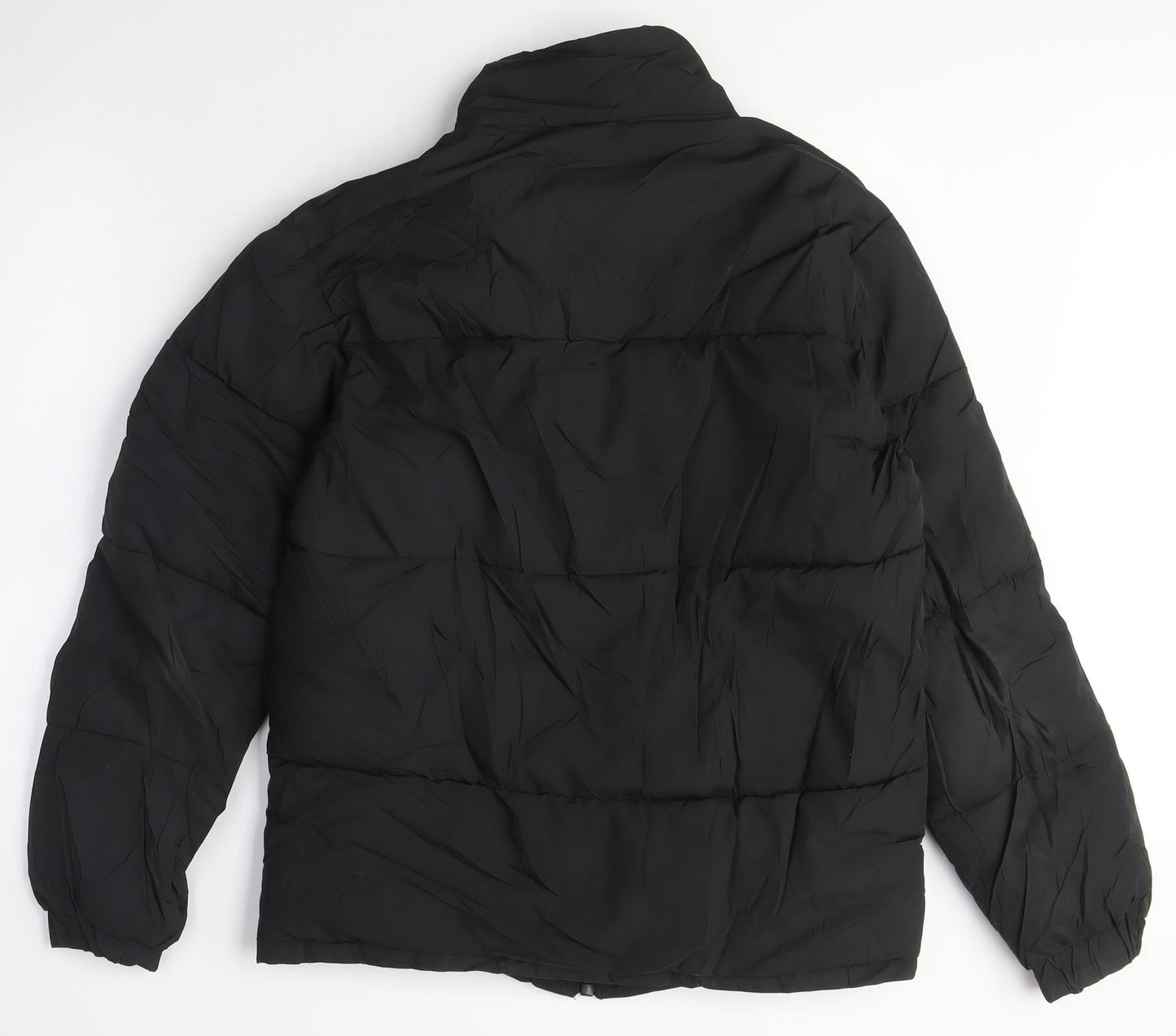 Womens UK Size XS Bershka Black Puffer Jacket