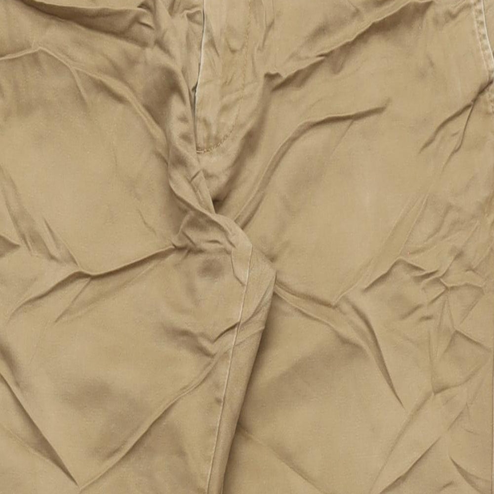 Twisted Soul Mens Beige Cotton Straight Jeans Size 36 in L29 in Regular Zip