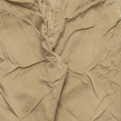 Twisted Soul Mens Beige Cotton Straight Jeans Size 36 in L29 in Regular Zip