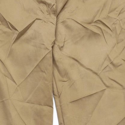 Twisted Soul Mens Beige Cotton Straight Jeans Size 36 in L29 in Regular Zip