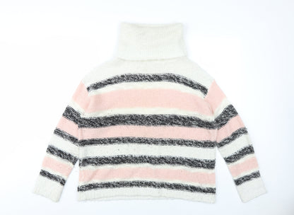 Womens UK Size 14 Brave Soul Pink Pullover Jumper