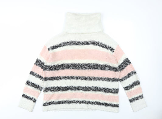 Womens UK Size 14 Brave Soul Pink Pullover Jumper