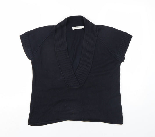 Womens UK Size M Sandwich Black Pullover Jumper