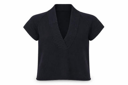 Womens UK Size M Sandwich Black Pullover Jumper