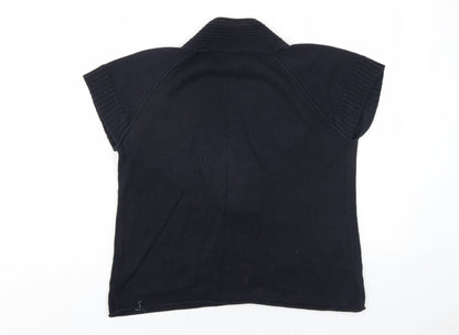 Womens UK Size M Sandwich Black Pullover Jumper