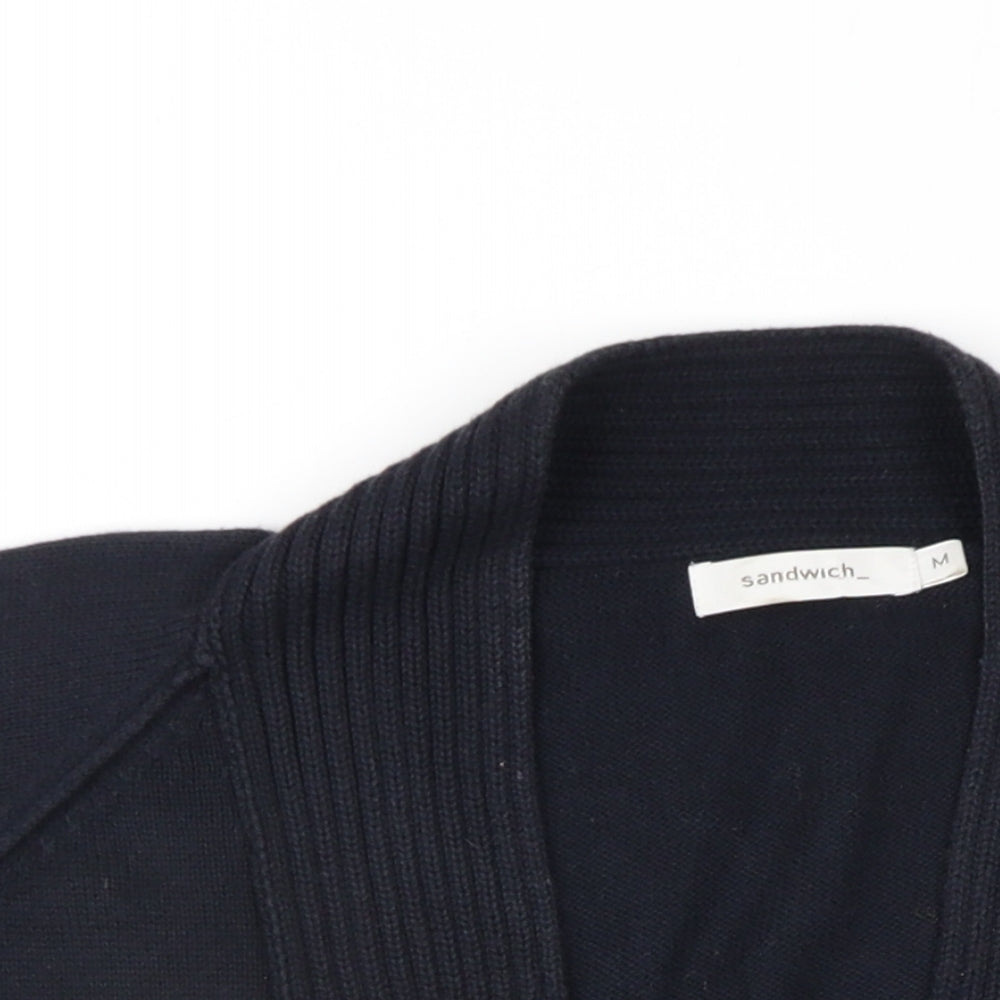Womens UK Size M Sandwich Black Pullover Jumper