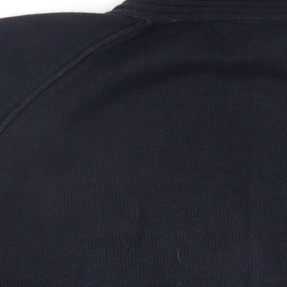 Womens UK Size M Sandwich Black Pullover Jumper