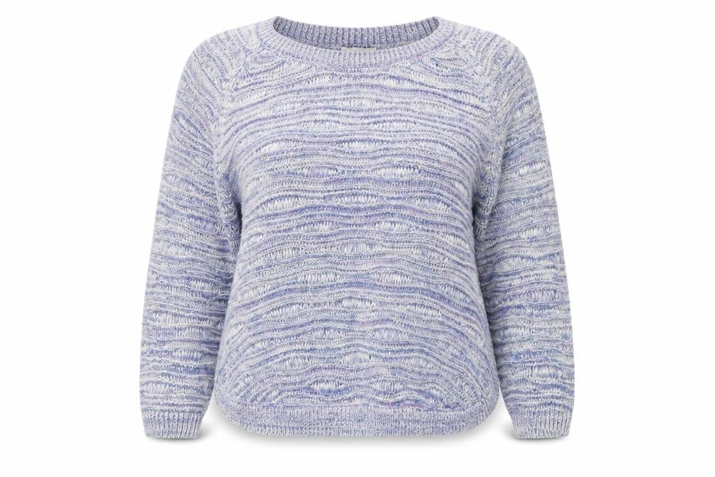 Womens UK Size 14 Indigo Blue Pullover Jumper