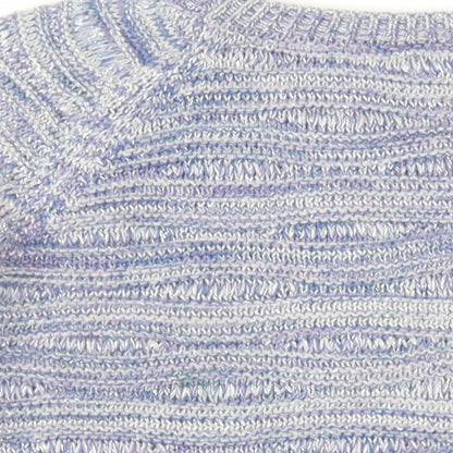 Womens UK Size 14 Indigo Blue Pullover Jumper