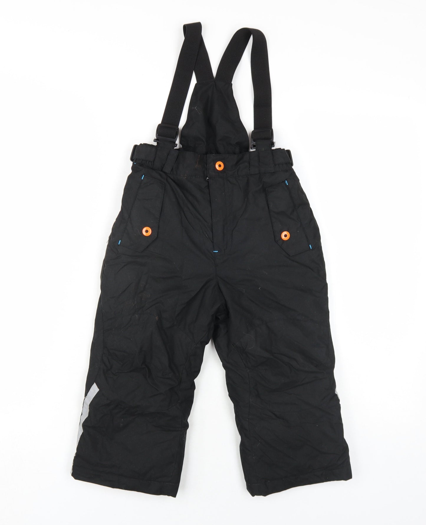 Killtec Boys Black Polyester Snow Pants Trousers Size 2 Years Regular Zip