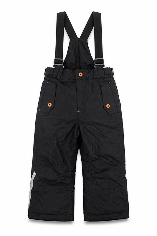 Killtec Boys Black Polyester Snow Pants Trousers Size 2 Years Regular Zip