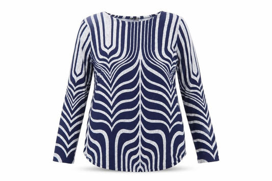 Womens UK Size 8 Izabel London Blue Pullover Jumper