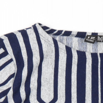 Womens UK Size 8 Izabel London Blue Pullover Jumper