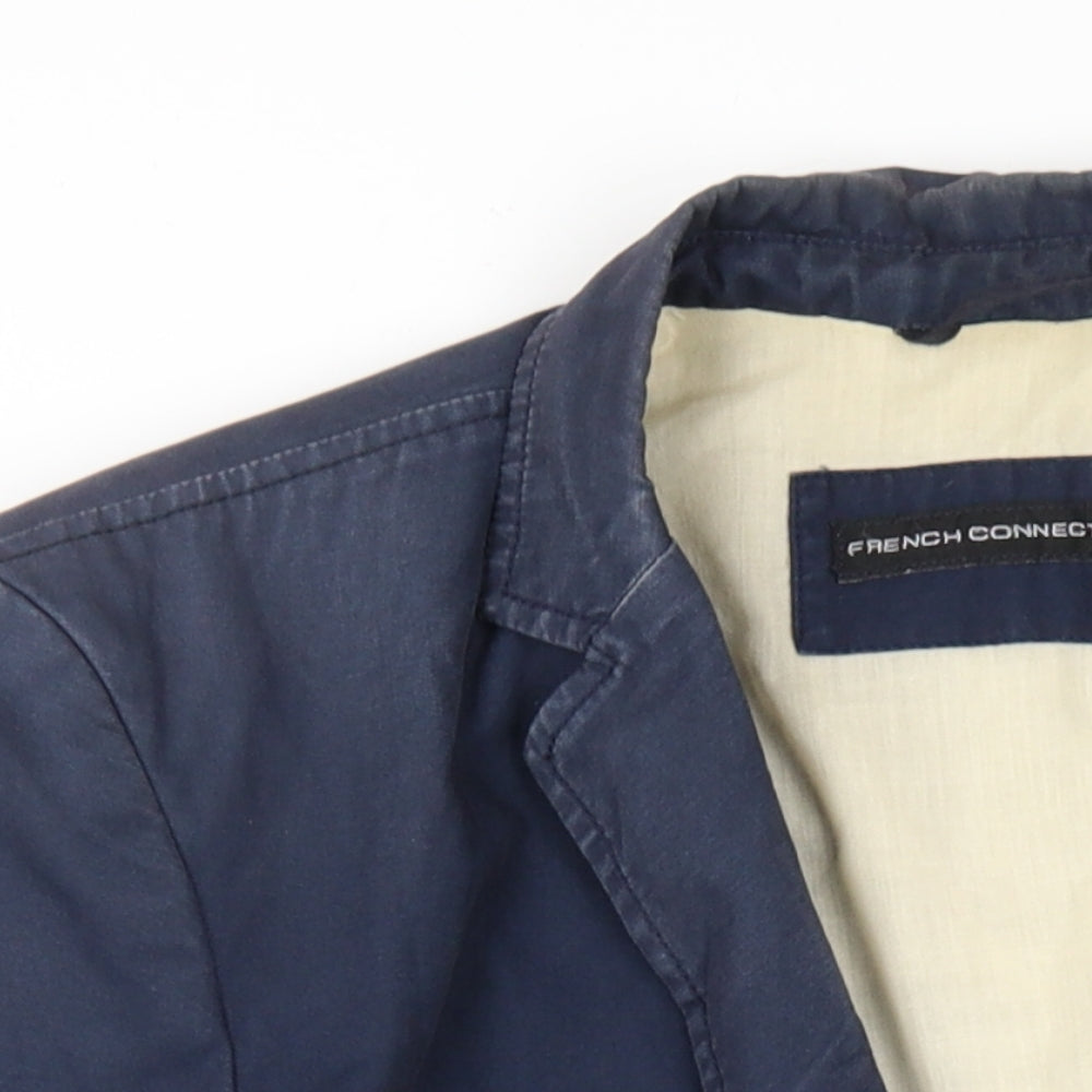 Womens UK Size 12 French Connection Blue Jacket