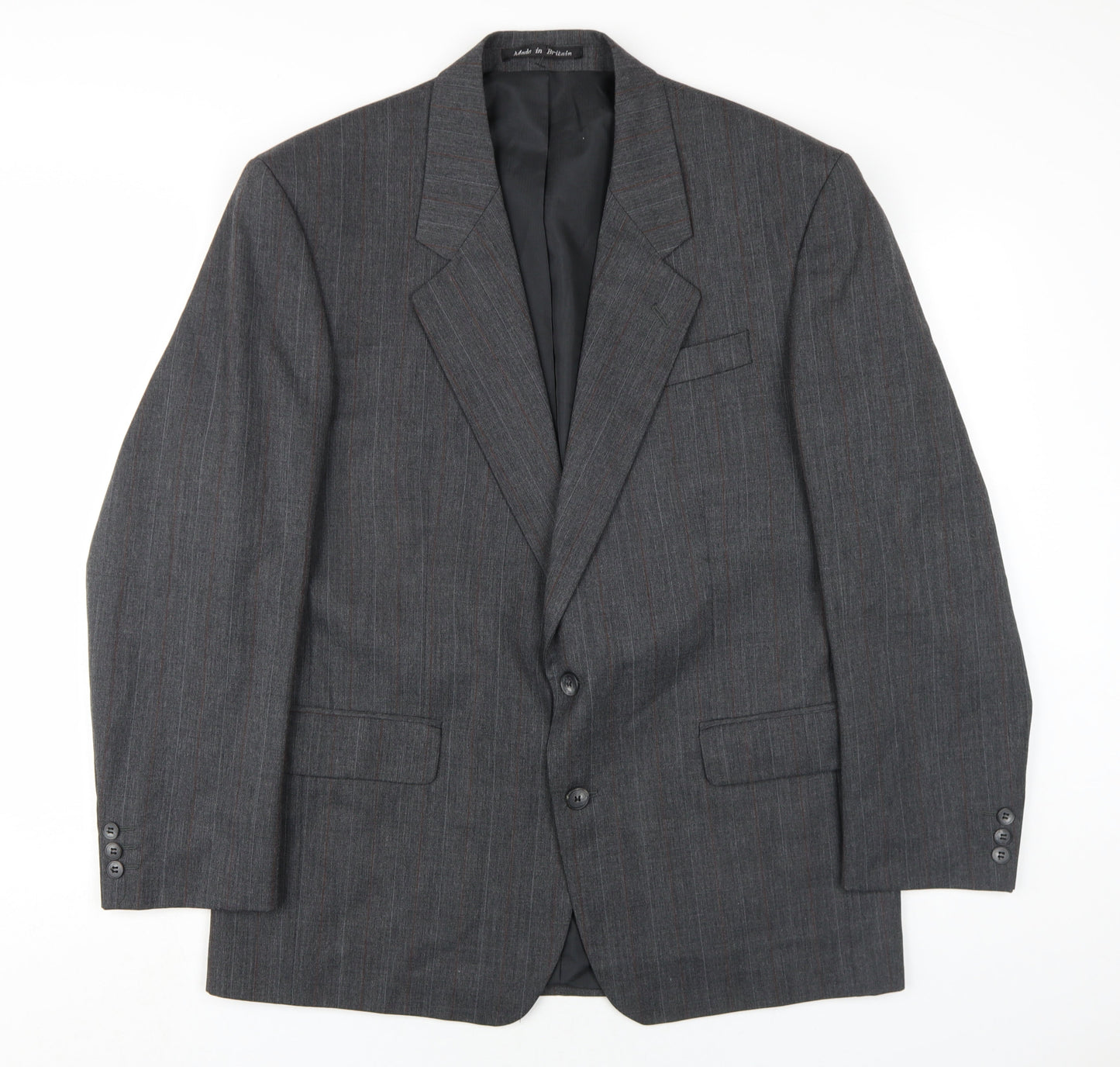 Mens UK Size 42 Dunn & Co Regular Grey Suit Jacket