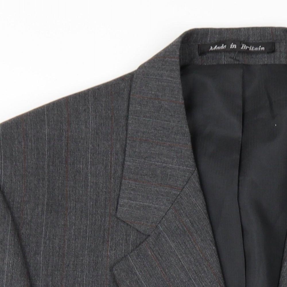 Mens UK Size 42 Dunn & Co Regular Grey Suit Jacket