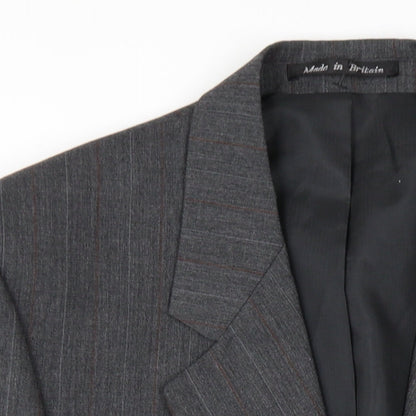 Mens UK Size 42 Dunn & Co Regular Grey Suit Jacket
