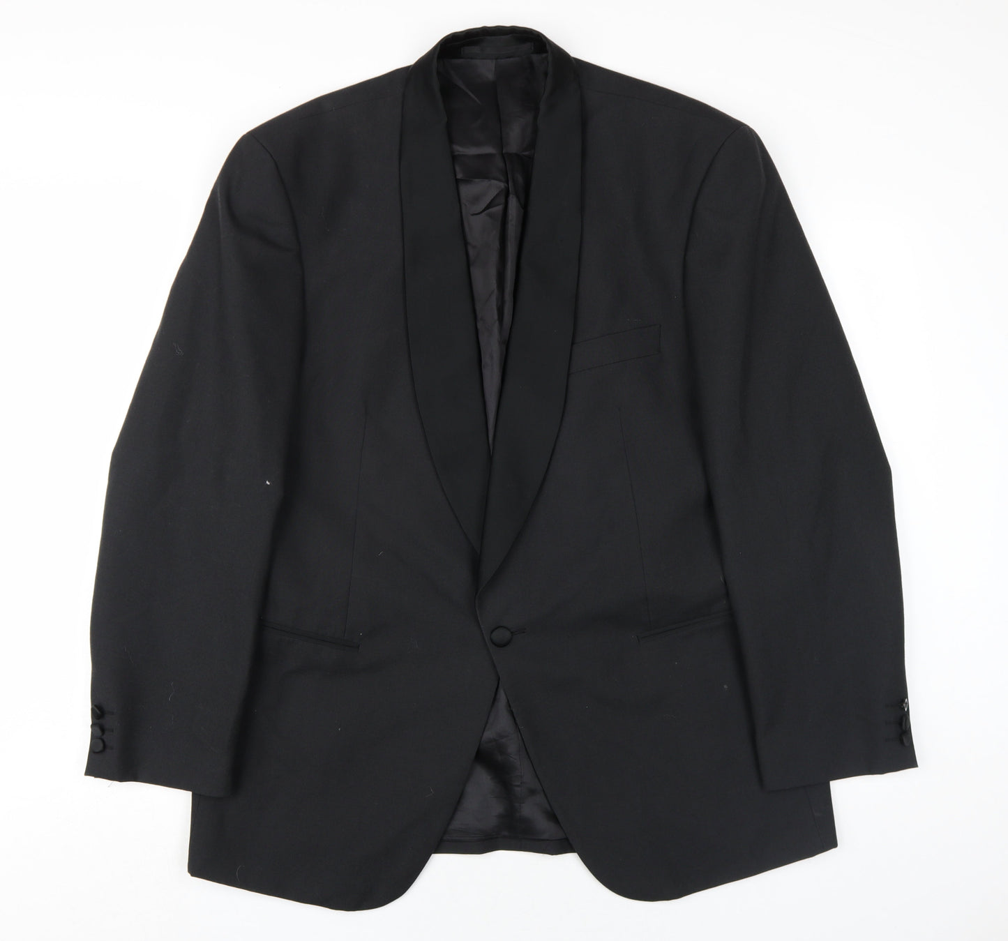 Mens UK Size 42 Scott & Taylor Regular Black Suit Jacket