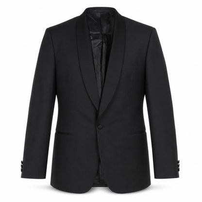 Mens UK Size 42 Scott & Taylor Regular Black Suit Jacket