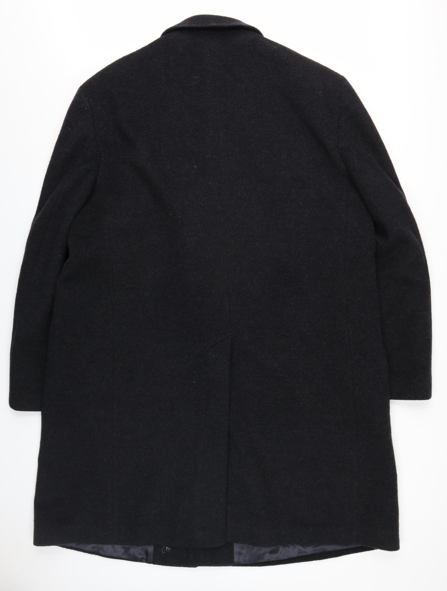 Mens UK Size L Hodges Black Overcoat