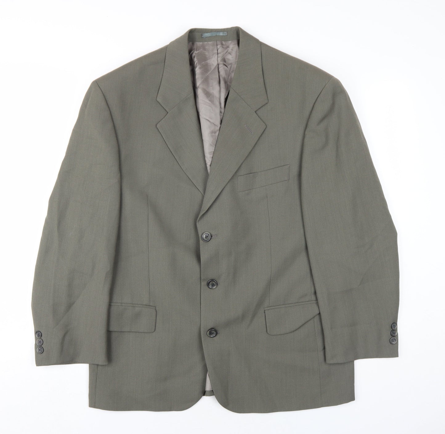 Mens UK Size 42 Lino Vierra Regular Grey Suit Jacket