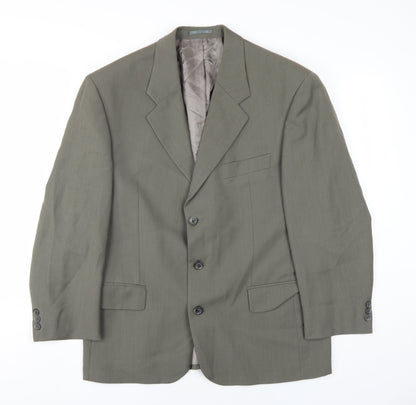Mens UK Size 42 Lino Vierra Regular Grey Suit Jacket