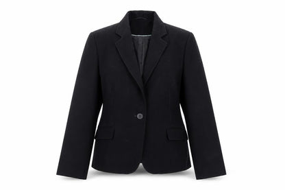 Berkertex Womens Black Polyester Jacket Blazer Size 14