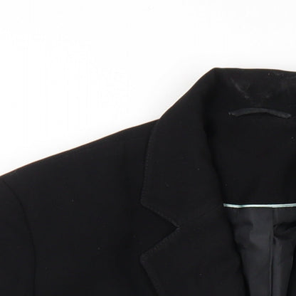 Berkertex Womens Black Polyester Jacket Blazer Size 14