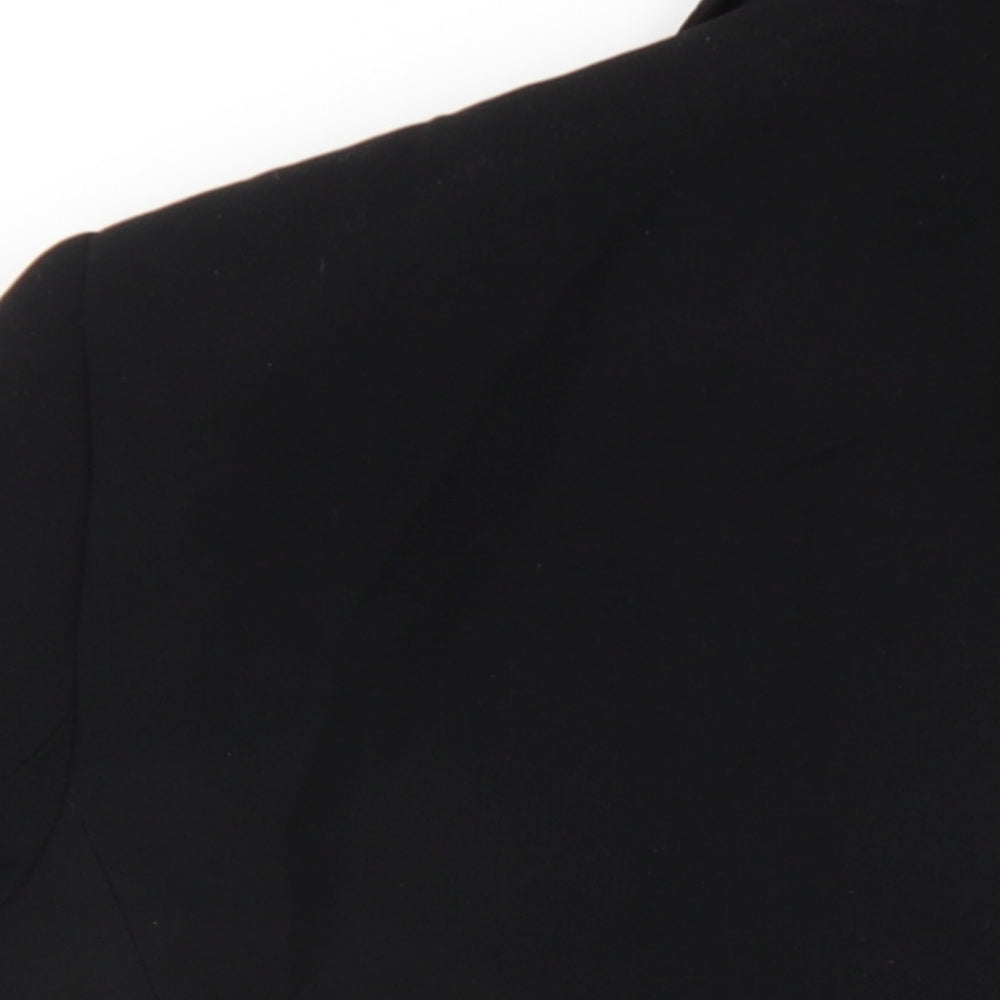 Berkertex Womens Black Polyester Jacket Blazer Size 14