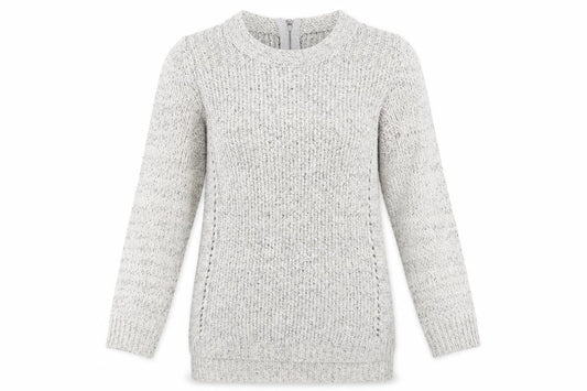 Womens UK Size 8 Indigo Grey Pullover Jumper