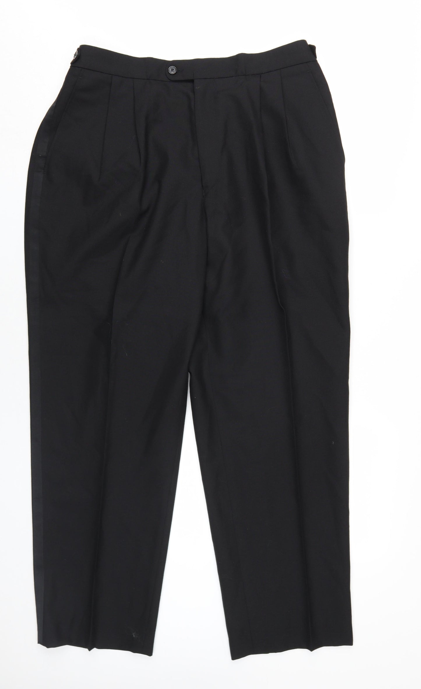 Mens UK Size 38 Horne Brothers Regular Black Suit Tuxedo