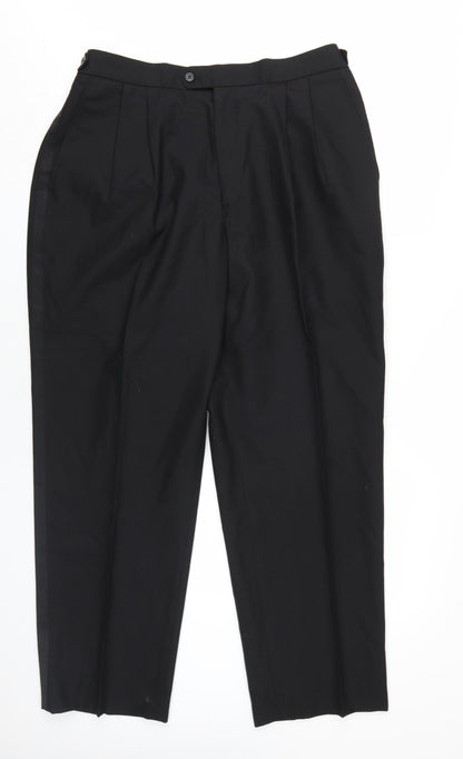 Mens UK Size 38 Horne Brothers Regular Black Suit Tuxedo