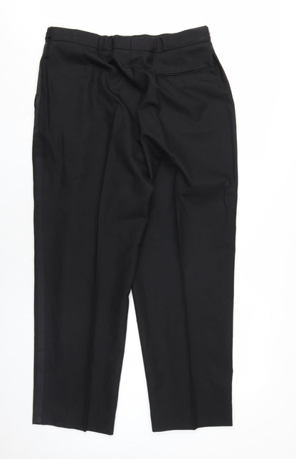 Mens UK Size 38 Horne Brothers Regular Black Suit Tuxedo