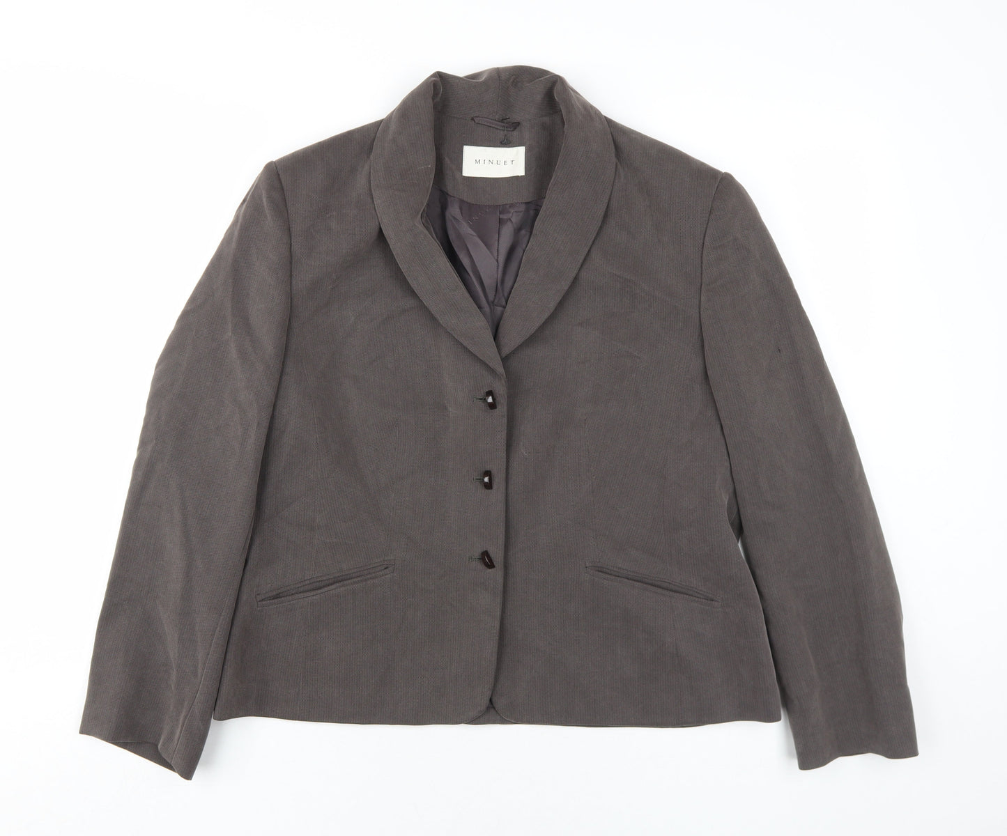 Womens UK Size 16 Minuet Grey Jacket