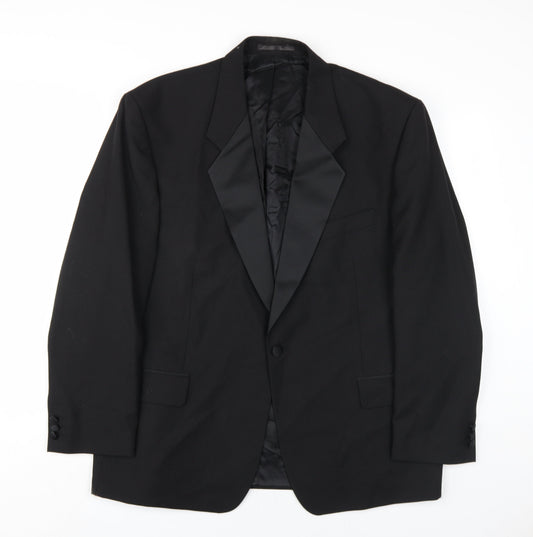 Mens UK Size 44 Horne Brothers Regular Black Suit Jacket