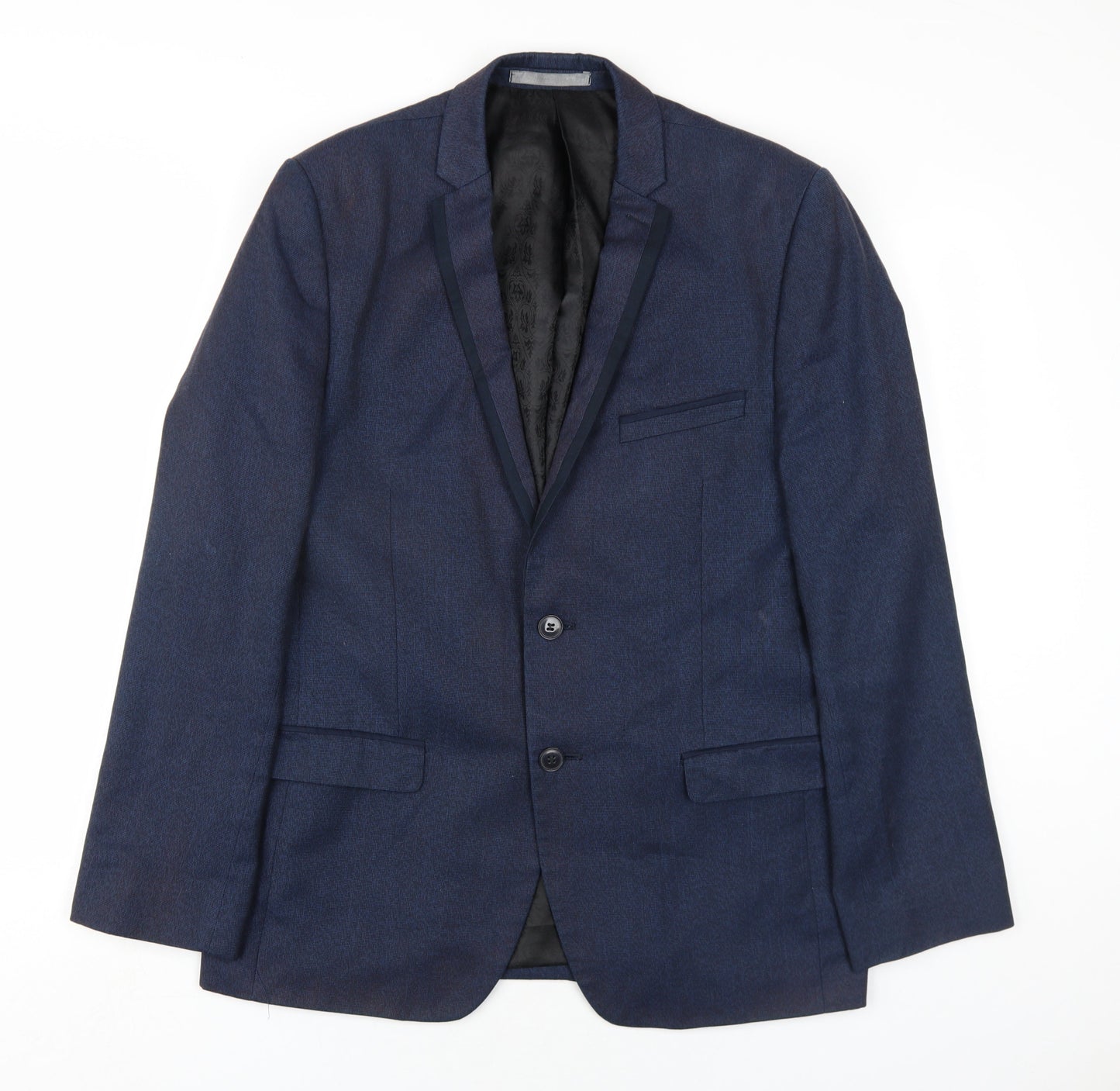 Mens UK Size 40 Red Herring Regular Blue Suit Jacket