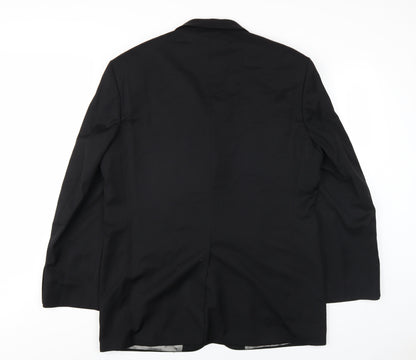Mens UK Size 42 Marks and Spencer Regular Black Suit Jacket