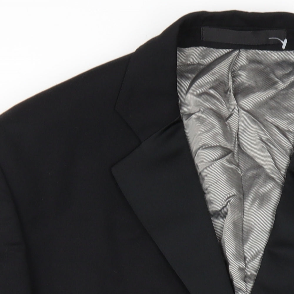 Mens UK Size 42 Marks and Spencer Regular Black Suit Jacket